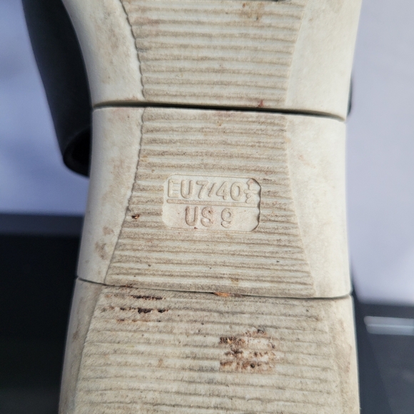 The Flexx Front Row Open Toe Leather Sandals Black Vacchetta 9 - Picture 13 of 14